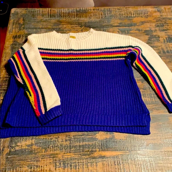 True Craft Rainbow Sweater - Picture 1 of 5